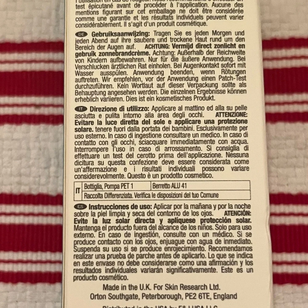 Retinol Eye Serum - White - Picture 5 of 5